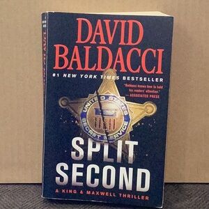 SPLIT SECOND David Baldacci Soft Cover Book 3/$15